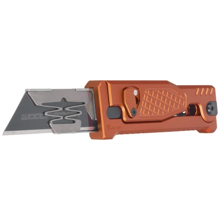 Nóż grawitacyjny Reate EXO-U V2 Orange Diamond Pattern Aluminium, Stainless Steel