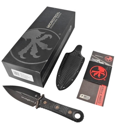 Nóż Microtech SBD D/E Signature Milled Carbon Fiber, DLC M390 by Borka Blades (201-1DLCCFS)