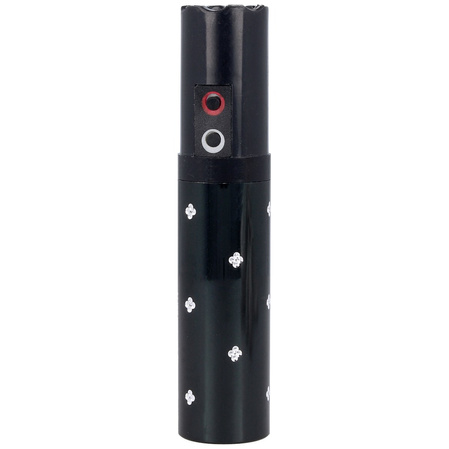Lipstick Paralyseur 2 million volt stun gun with flashlight, Black (1202-BK)