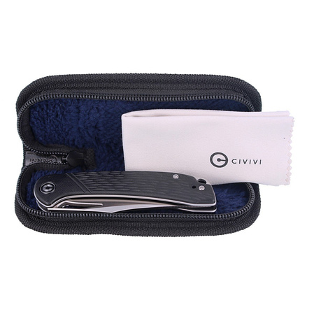 CIVIVI Knife Dogma Black G10, Satin Finish (C2005D)