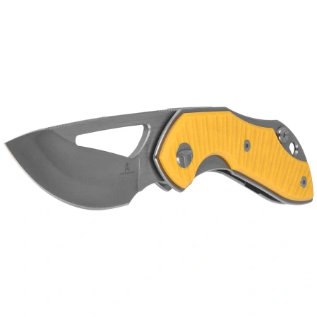 Bestechman Triassic Knife Yellow G10, Satin 14C28N by Denis Simonutti (BMK17B)