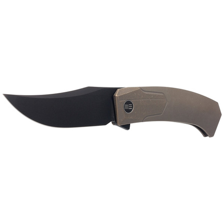 WE Knife Shuddan Bronze Titanium, Black Stonewashed CPM 20CV by Rafal Brzeski (WE21015-3)