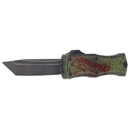 Nóż automatyczny OTF Microtech Hera II Mini T/E Signature Outbreak Aluminium, Outbreak M390MK by Tony Marfione (1704M-1OBDS)