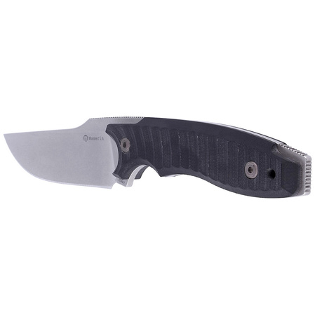 Nóż Maserin L.E.O. 919/G10N Black G10, Stonewashed N690 by Tommaso Rumici