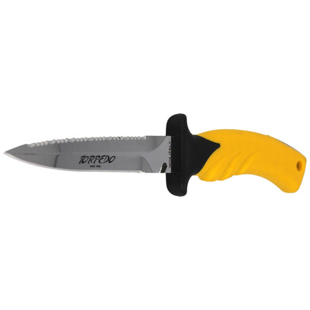 MAC Torpedo 11 Diving Knife Yellow PP-TPE, Satin W 1.4060