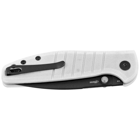 Nóż składany Bestechman Goodboy Jr. White G10, Black PVD D2 by Keanu Alfaro (BMK10I)