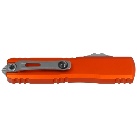 Nóż automatyczny OTF Microtech Ultratech Gen IV S/E Orange Aluminium, Stonewashed M390MK by Tony Marfione (11214-10OR)