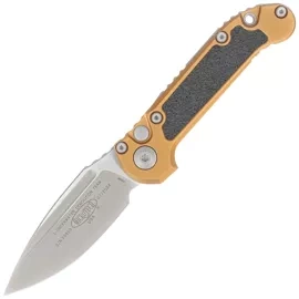 Microtech LUDT Gen III S/E Automatic Knife Tan Aluminum, Apocalyptic M390MK by Tony Marfione (1135-10APTA)