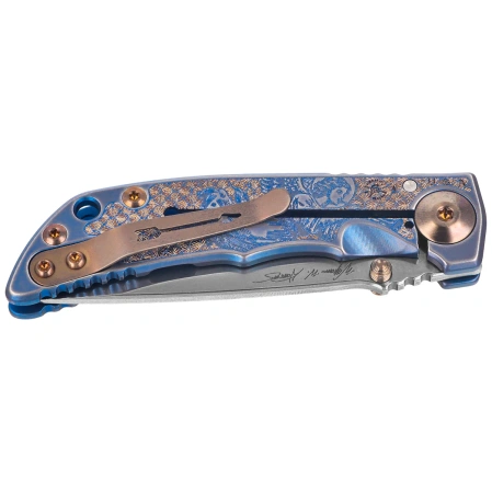Nóż składany Spartan Blades Harsey Folder 3.25 ''Angel'' Titanium, Stonewashed MagnaCut by William W. Harsey (SF10 ANGL SW)