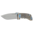 Nóż składany Spartan Blades Harsey Folder Special Edition King Tut Bronze Titanium, Blue HW, Stonewashed MagnaCut by William W. Harsey Jr. (SF5KTUT)