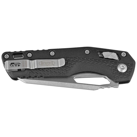 Microtech MSI S/E Ram-Lok Black Tri-Grip Polymer, Stonewashed P/S M390MK by Tony Marfione (210T-11PMBK)