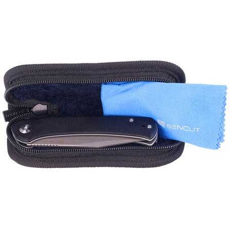 Nóż składany Sencut Snap Black G10, Gray Stonewashed 9Cr18MoV (SA05B-V1)