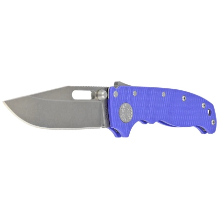 Nóż składany Demko AD20.5 CP Blue #2 G10, Stonewashed CPM 20CV by Andrew Demko (AD20.5-20CV-BLUE 2 G10-CP)