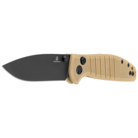 Nóż składany Bestechman Goodboy Jr. Khaki G10, Black PVD D2 by Keanu Alfaro (BMK10F)