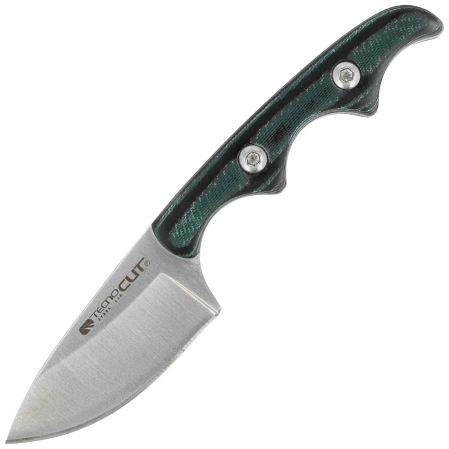 Tecnocut TCN3417 Neck Knife - Green Micarta, Satin 440