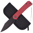 CIVIVI Knife Relic Burgundy G10, Black Stonewashed Nitro-V (C20077B-2)