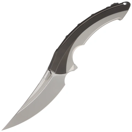 RikeKnife Lamella Dark Gray Titanium, Satin M390 (RK-Lamella-DP)