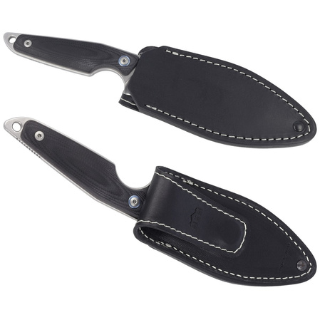 MKM Makro 1 Black G10 Knife, Stonewashed M390 by Jesper Voxnæs (MKMA01-GBK)