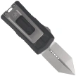 Nóż automatyczny OTF Microtech Exocet II Spartan Black Aluminium, Stonewashed M390MK by Tony Marfione (1155-10)