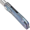 Nóż składany Remette RT-Peregrine Falcon Thunder Lightning Titanium, Hand Grinding Pearlescent M390 (RTT1-T)