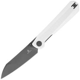 Nóż składany Bestechman Curvee White G10, Grey PVD AEB-L by Ostap Hel (BMK20D)
