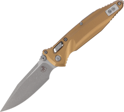 Microtech Socom Delta Ram-Lok S/E Knife Tan Aluminum, Apocalyptic M390MK  by Tony Marfione (159RL-10APTA)
