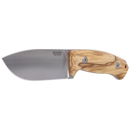 LionSteel Bushcraft Olive Wood, Satin Blade (M3 UL)