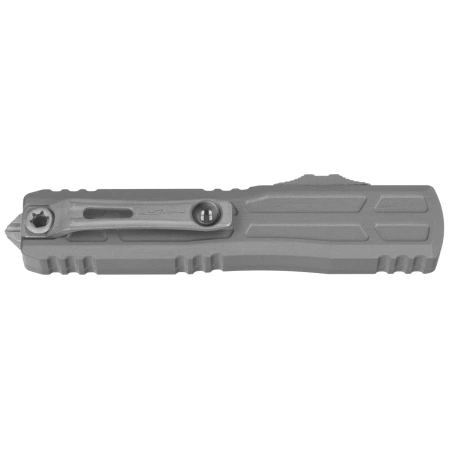 Microtech Ultratech EX-ZBP Bayonet Signature OTF Knife Natural Clear Aluminum, Apocalyptic M390MK by Tony Marfione (1120EX-10APNCS)