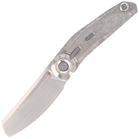 Nóż składany Reate VK-CLU Gray Crystalized Titanium, Hand Rubbed Satin Elmax by Vulpex Knives