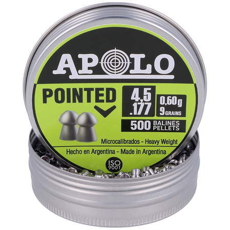 Apolo Pointed Pellets 4.50 mm, 500 pcs. (19101)