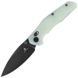 Bestechman Ronan Knife Jade G10, Black PVD Stonewashed 14C28N (BMK02I)
