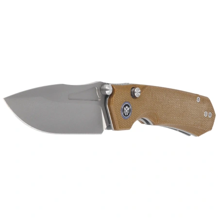 Nóż składany Remette Rhino Micarta, Stonewashed 14C28N (MC26A)