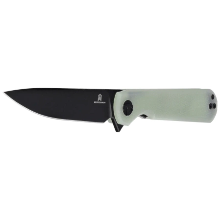 Nóż składany Bestechman Flick Jade G10, Black PVD D2 by Ostap Hel (BMK13E)