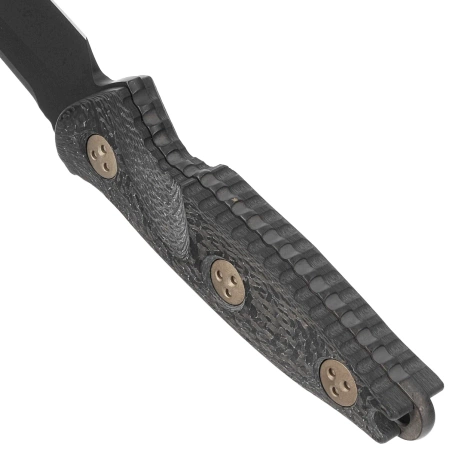 Microtech Socom Alpha Mini S/E Signature Black Carbon Fiber, Black DLC M390 by Tony Marfione (113M-1DLCCFS)