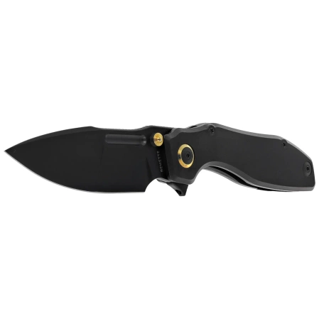 Nóż składany Remette TwoFace Black DLC Titanium, Black DLC M390 (DSTF-D)
