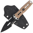 Nóż Kizer Norcross D/E Tan G10, Black PVD Nitro-V by L.F (ZX-FB01A3)
