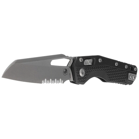 Nóż składany Microtech MSI S/E Ram-Lok Black Tri-Grip Polymer, Apocalyptic P/S M390MK by Tony Marfione (210T-11APPMBK)