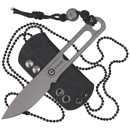 CIVIVI Minimis Neck Knife, Stonewashed by Ostap Hel (C20026-2)