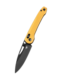 Nóż składany Bestech Cobber Yellow G10, Black PVD 14C28N by Happy As Larry (BG68E)