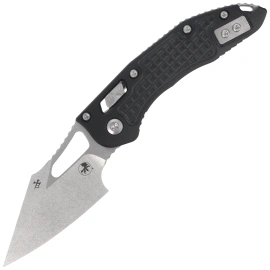 Microtech M-Stitch Ram-Lok S/E Knife Black Frag Aluminium, Stonewashed M390MK by Borka Blades and Tony Marfione (169MRL-10FR)