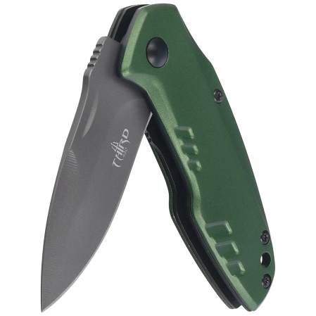 Nóż składany Third Decor Habitat N83V Green Anodized Aluminum, Titanium Gray Coated 420 (TH-N83V)