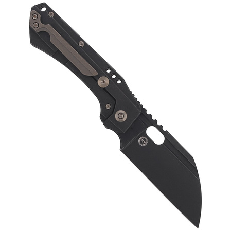 WE Knife Roxi 3 Black Titanium, Black Stonewashed CPM S35VN by Todd Knife and Tool (WE19072-2)