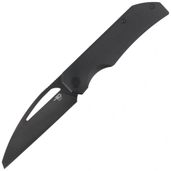 Bestech Taipan Knife Black PVD Titanium, Satin DLC MagnaCut by James Lowe (BT2503E)