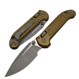Nóż składany Microtech LUDT Ram-Lok S/E Tan Frag Aluminium, Apocalyptic M390MK by Tony Marfione (1135RL-10APFRTA)