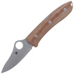Spyderco SpyOpera Micarta Plain Knife (C255CMP)