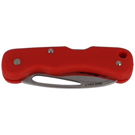 MAC 697 SOS Knife Red FRN, Mirror W 1.4034