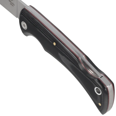 Nóż składany Muela BX-9M Black Micarta, Satin MoVa 1.4116