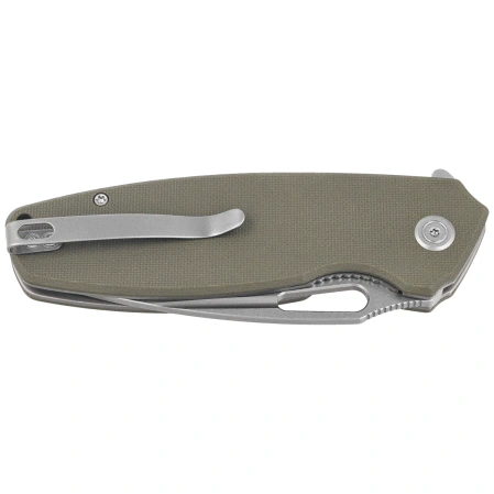 Nóż składany Kubey Tityus Green G10, Beadblasted 14C28N (KU322P)
