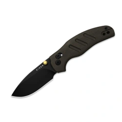Nóż składany Kizer C01C 2.9 CD Brown Richlite, Black PVD Nitro-V by Sheepdog Knives (V3488.29CDA2)