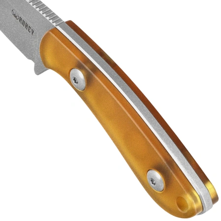 Kubey Bloom Knife Yellow Ultem, Beadblasted 14C28N by Scott Halpern (KU411C)